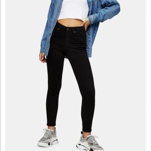 Black high waisted TOPSHOP Jeans